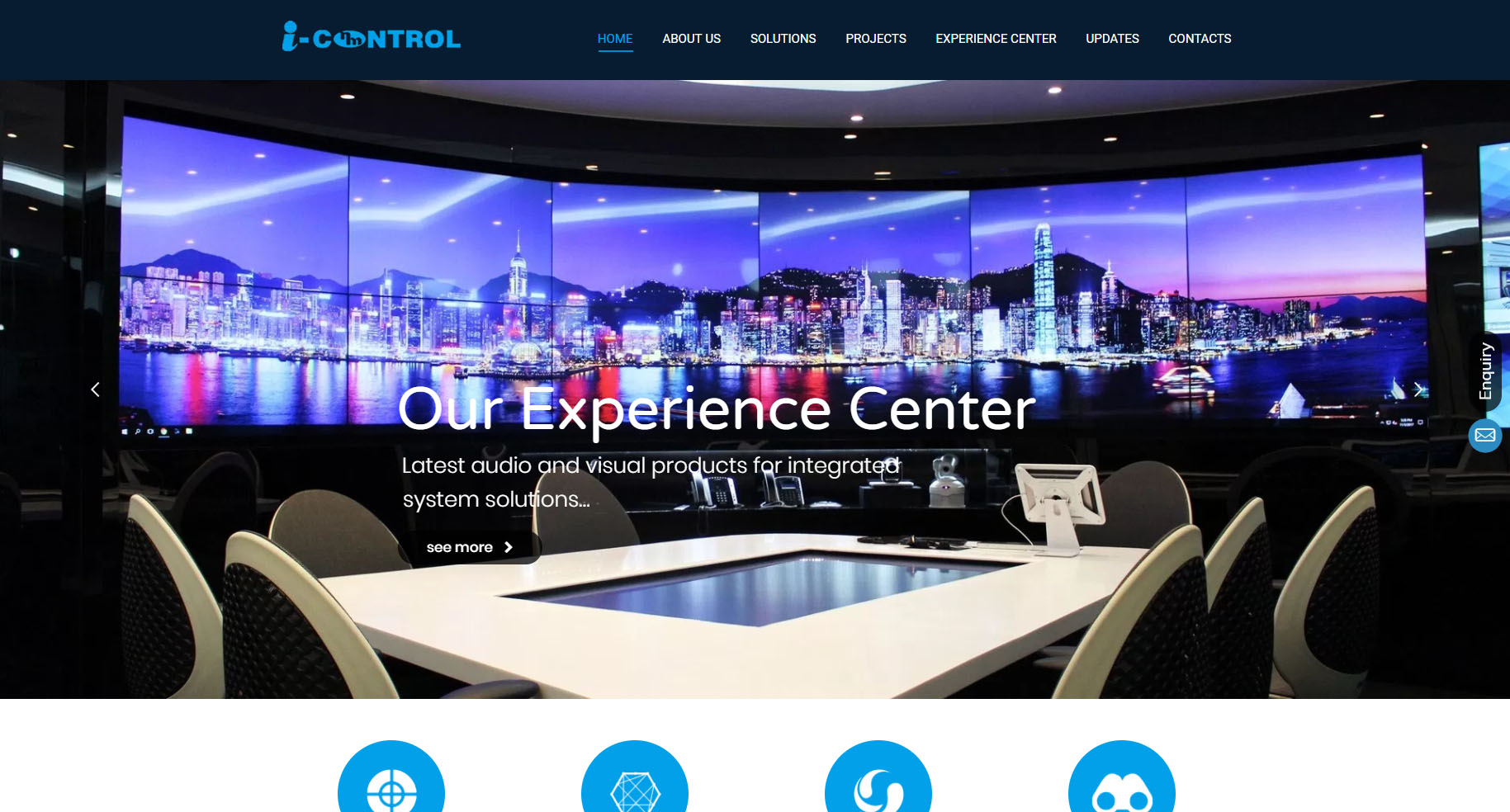 Icontrol 技術方案公司網頁設計案例